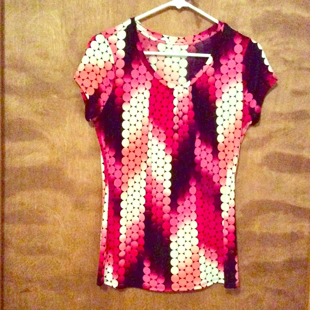 Worthington Short Sleeve Printed Top